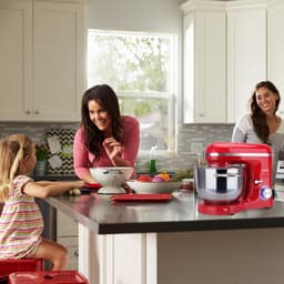 AREBOS Keukenmachine - 1500W - Keukenrobot - 6L - Keukenmixer - Foodprocessor - Roestvrij Stalen Mengkom - 6 Snelheden - Rood — thumbnail 5