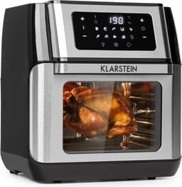 AeroVital Fry heteluchtfriteuse 1500W 10l timer 9 programma's zwart/zilver — thumbnail 1
