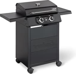 Elektrische grill eCRAVE met gegoten grillwagen - opbergruimte - SIMPLE CLEAN reinigingssysteem - 2 verwarmingselementen - vormvaste braadmuts - thermometer — thumbnail 1