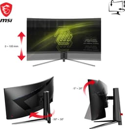 MAG 345CQRDE computer monitor — thumbnail 2