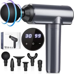 Kavora Massagengun - Massage Gun - Massage Pistool - Grijs - 19cm x 18cm x 6cm — thumbnail 1