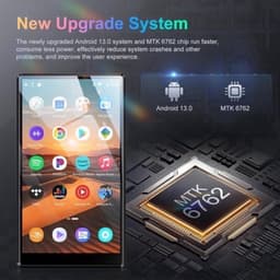 Mp4 Speler M501pro - Android 13.0 Besturingssysteem - 4,7 Inch Scherm - 96 GB Opslag - Metaal Behuizing - Bluetooth En WiFi — thumbnail 3