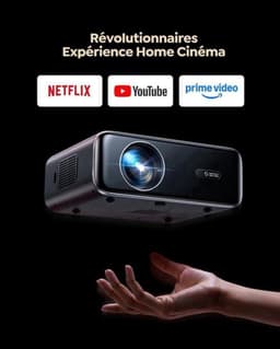Beamer 4K Full HD 1080P WiFi Bluetooth - 1500 ANSI Lumen - LCD LED - Voor Thuisbioscoop — thumbnail 3