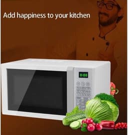 Magnetronoven - Keukenapparaat - Snel eten bereiden - Digitaal display - 23 liter inhoud - Zilver — thumbnail 2