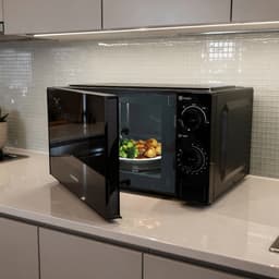 Melissa Vrijstaande Magnetron - 700W - Ontdooifunctie - 16330133 - Zwart — thumbnail 4