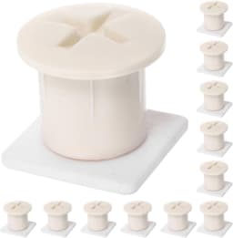 6 Sets Plastic Schroefdeksels Veiligheidsschroefdoppen voor Buiten Glijbanen Uv-bestendige Kunststof Schroefafdekkingen voor Kinderspeeltoestellen Eenvoudige DIY Montage — thumbnail 1