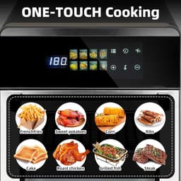 16L, 8-in-1 Heteluchtfriteuse Oven van RVS — thumbnail 5