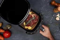Hyundai Electronics - Digitale airfryer met Kleurendisplay - 4.2 Liter - Zwart Rosegoud — thumbnail 3