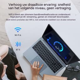 Ninkear 16 inch Laptop Intel Core Ultra 5 225H - AI PC met 24GB RAM en 2TB SSD - 2.5K 120Hz Display - Windows 11 - WiFi 6 - Zilvergrijs — thumbnail 2