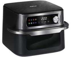 alpina Air Fryer XXL 10L - Heteluchtfriteuse - 1700W - 8 Programma's - Digitaal Display - Geschikt voor 1500 Gram Friet - Uitschuiflade - 40x28,5x41,9cm - Zwart