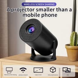 Mini -Projector met WiFi Bluetooth, 1080p Support Portable Projector, 270 ° Roteerbare, Automatische Horizontale Correctie, Filmprojector voor Tv -stick, HDMI, USB, Laptop, PC — thumbnail 3