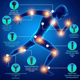 Mini-spiermassagegeweer, ultrastil massagegeweer, 99 snelheden, 8 koppen, LCD-scherm, draagbare elektrische stimulators om spierpijn te verlichten — thumbnail 3