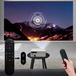 Alincoo - E700 - Beamer - Projector Beamer - Mini Meamer - 4k - Full HD 1080P - 1920x1080dpi - Automatische focus - 5G - met WiFi - 28000 Lumens - Wit — thumbnail 5