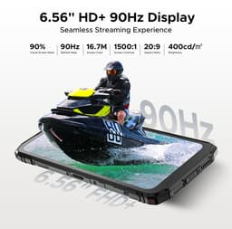 DOOGEE Blade10 Energy- Onbreekbare Mobiele Telefoon - Smartphone - Android 15 -24GB RAM+ 128GB ROM/(2TB TF)- 6.56" + 90Hz-6150mAh-Bouwplaats Telefoon 16MP + 8MP-Rood en blauw — thumbnail 4