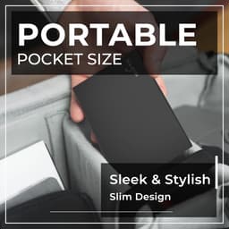 RFWR® Draagbare 1TB Externe Harde Schijf - Slank Design en Snelle Gegevensoverdracht via USB 2.0 — thumbnail 2