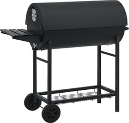 Houtskool BBQ Armento met deksel 95x108x61 cm zwart casa.pro — thumbnail 2