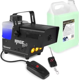 Rookmachine - BeamZ RAGE600LED met vlameffect en 5 liter rookvloeistof — thumbnail 1