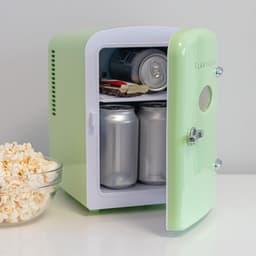 Mini Koelkast 4L (Groen) – Skincare & Cosmetische Koelkast – Warm & Koud – 12V/220V – Compacte Minikoelkast voor Slaapkamer, Auto & Bureau — thumbnail 4