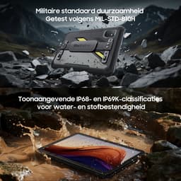 Blackview Active 7 Tablet - 10000mAh - 24GB RAM - 128GB ROM - 11 inch Tablet - Android 15 - Bluetooth 5.0 - NFC - OTG - Grijs — thumbnail 5