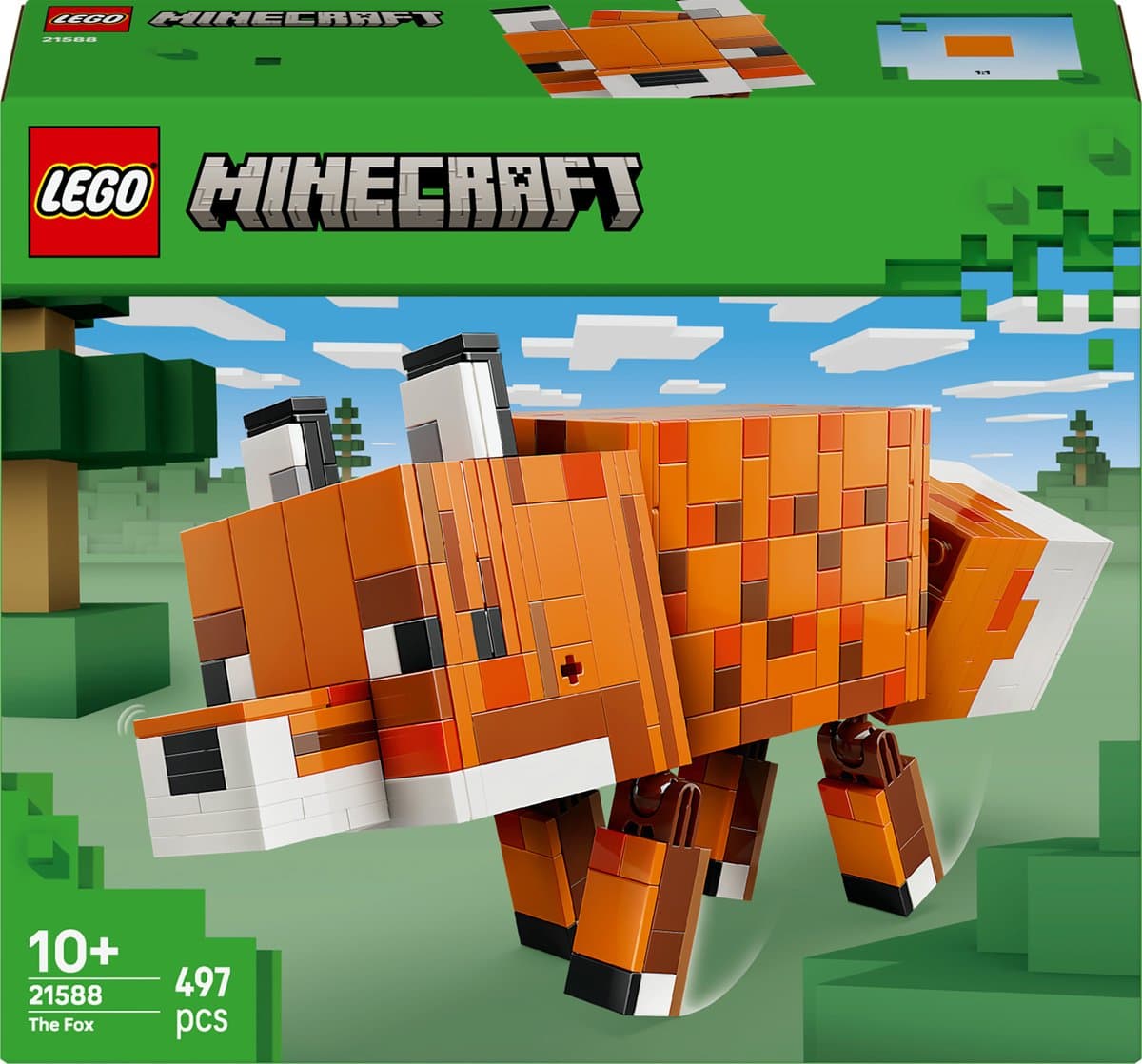 Lego Minecraft 21588 De Vos Bouwstenen — afbeelding 1