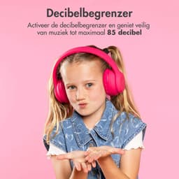 imoshion Kinder Koptelefoon LED - Bluetooth en Decibelbegrenzer - Draadloze Koptelefoon Kinderen — thumbnail 4