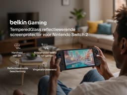Belkin Tempered Glass Reflectiewerende Screen Protector voor Nintendo Switch 2 — thumbnail 4