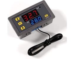 Digitale Temperatuurregelaar met Waterdichte Sonde - Verwarming en Koeling Thermostaat Schakelaar -50℃ tot 110℃