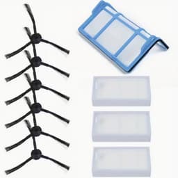 10st Voorfilter Gaasfilters Zijborstels voor Medion MD 18500/ 18600/ MD18501/ MD16192 Stofzuiger Vervangende Accessoires — thumbnail 1