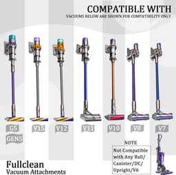 Daity Combinatiehulpstuk compatibel met Dyson Gen 5 Gen5 V15 V12 V11 V10 V8 V7 stofzuigermondstukken en vervangingsonderdelen. — thumbnail 2