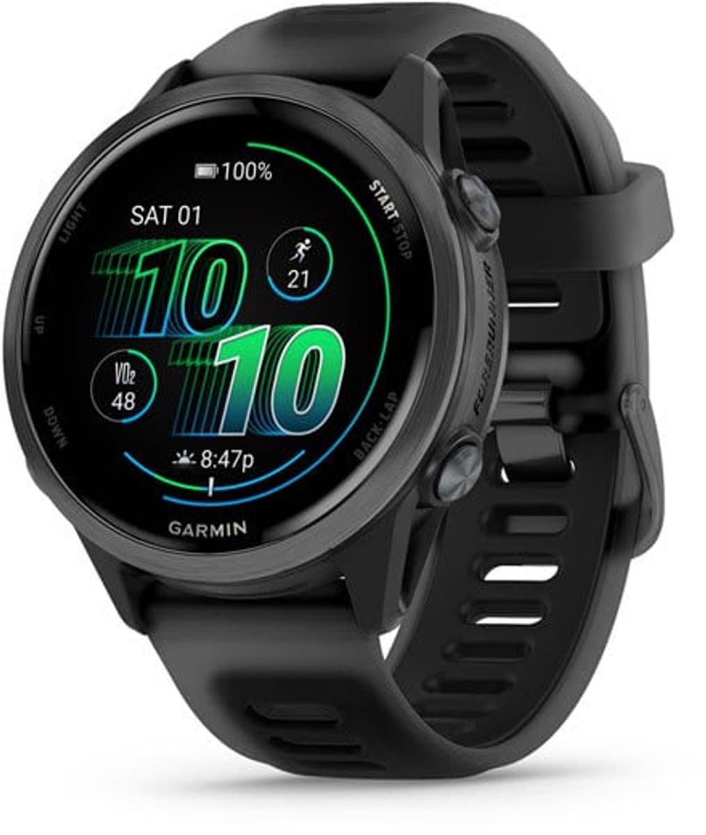 Garmin Forerunner Serie - Smartwatch - 42mm - Zwart - Slate Grey — afbeelding 1