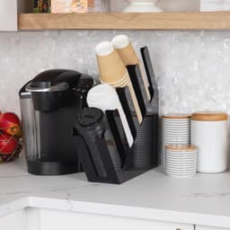 Afgestudeerde Koffiekopdispenser met 4 Vakken en 80 Kopjes Capaciteit — thumbnail 3