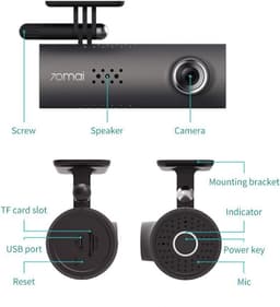 Xiaomi 70Mai 1S Wifi FullHD - Dashcam voor auto — thumbnail 4