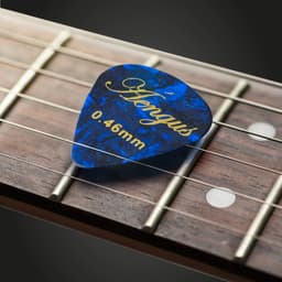 12 Plectrums in aluminium doosje - Celluloid plectrum set - thin 0.46, medium 0.71 en thick 0.96 mm — thumbnail 4