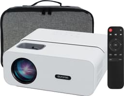 Auronic Beamer 10.000 Lumen - WiFi Projector - 1080P Full HD Streamen vanaf je telefoon - Smart Mini Beamer - HDMI-kabel - Afstandsbediening - Wit — thumbnail 1