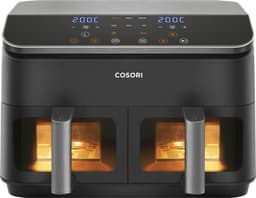 Cosori Dual Basket - Airfryer XXL – 8.5L – 2 Manden – 6 Programma’s — thumbnail 4