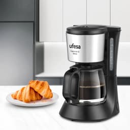 Ufesa Capriccio 6 Koffiezetapparaat – Filterkoffie – 6 Kopjes – 600W – Glazen Kan – Druppelstop – Permanent Filter — thumbnail 5