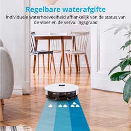 MEDION robotstofzuiger met zuigstation en dweilfunctie X20 SW+ (lasernavigatie, krachtige 3000Pa zuigkracht, 2in1 robotstofzuiger, nauwkeurig in kaart brengen, Go & No Go zones, meerdere vloeren) — thumbnail 3