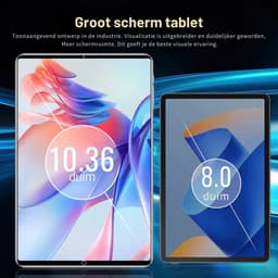 Nieuwe 2025 5G Global Versie Tablet 10.36 Inch Android MTK6797 12GB RAM 256GB ROM Bluetooth WiFi Netwerk 12000 mAh - Black — thumbnail 5