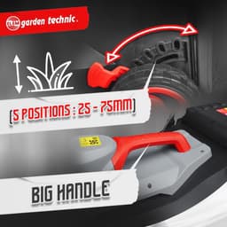 Elektrische Grasmaaier 1800 W met 40 cm Maaibreedte voor Efficiënte Tuinverzorging — thumbnail 4
