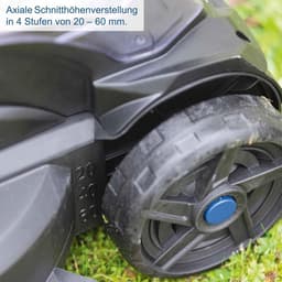 Accugrasmaaier 32 cm - Draadloze Grasmaaier voor Tuinen tot 300 m2 - 3-in-1 Functie met Maaihoogteverstelling — thumbnail 5