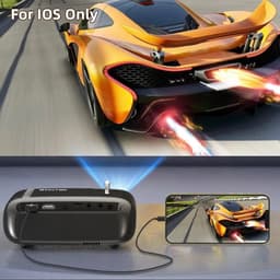 Byintek SKY K6 - Draagbare LCD Projector - Full HD Ondersteuning - Digitale Zoom 50-100% - WiFi & Bluetooth - Ingebouwde HiFi Speaker - Geschikt voor iOS/Android — thumbnail 2