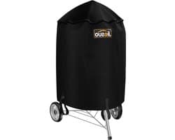 57CM Heavy Duty Waterdichte BBQ Cover voor Weber Houtskool Waterkoker - Weerbestendige Barbecue Grill Hoes met elastische band.
