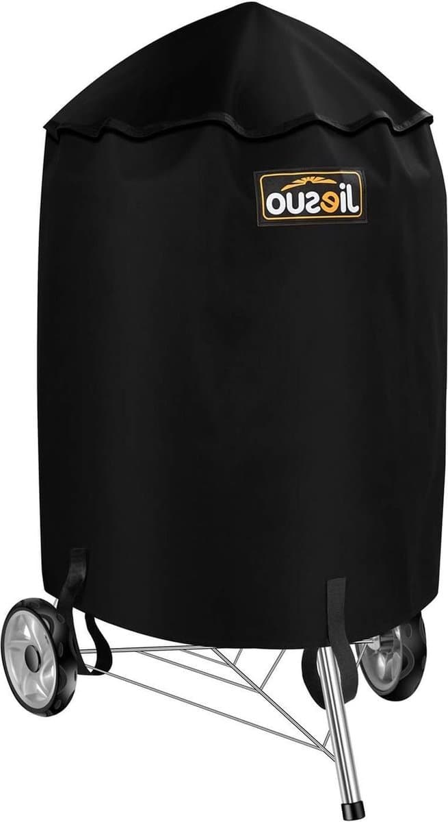 57CM Heavy Duty Waterdichte BBQ Cover voor Weber Houtskool Waterkoker - Weerbestendige Barbecue Grill Hoes met elastische band. — afbeelding 1