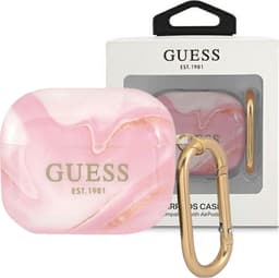 Guess Marble Collectie - AirPods 3 Hoes - Roze - Prestigieus - Bescherming — thumbnail 5