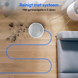 MEDION robotstofzuiger met systematische navigatie E35 (2000Pa zuigkracht, gyro-navigatie in systematische S-lijnen, 2 zijborstels en wandsensor) — thumbnail 3