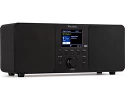 DAB radio met Bluetooth - Audizio Genua - DAB+ radio, FM radio - Auto scan - Zwart