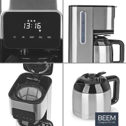 Koffiezetapparaat roestvrij staal met Fresh Aroma en instelbare koffiesterkte — thumbnail 3