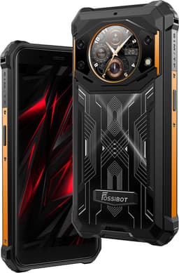 FOSSiBOT F101 Pro Robuuste Smartphone - Dual SIM - 8 GB RAM - 128 GB ROM - 10600mAh - 5,45 inch HD+ IPS Scherm - IP68 Waterdicht Telefoon - GPS,NFC,OTG -zwart, oranje — thumbnail 4