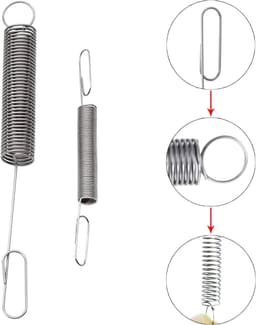 Stuurveer Grasmaaier - Control Veer Motor - Motoronderhoud - Duurzaam Metaal - 4 stuks - Zilver — thumbnail 4