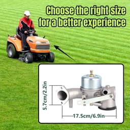 Dailygoods- Carburateur Vervanging 100% Nieuw - Metaal - Geschikt voor Briggs/Stratton - 12HP Carb-motoren - 17,5x5,7cm - Inclusief Accessoires - Grasmaaieronderdeel — thumbnail 5